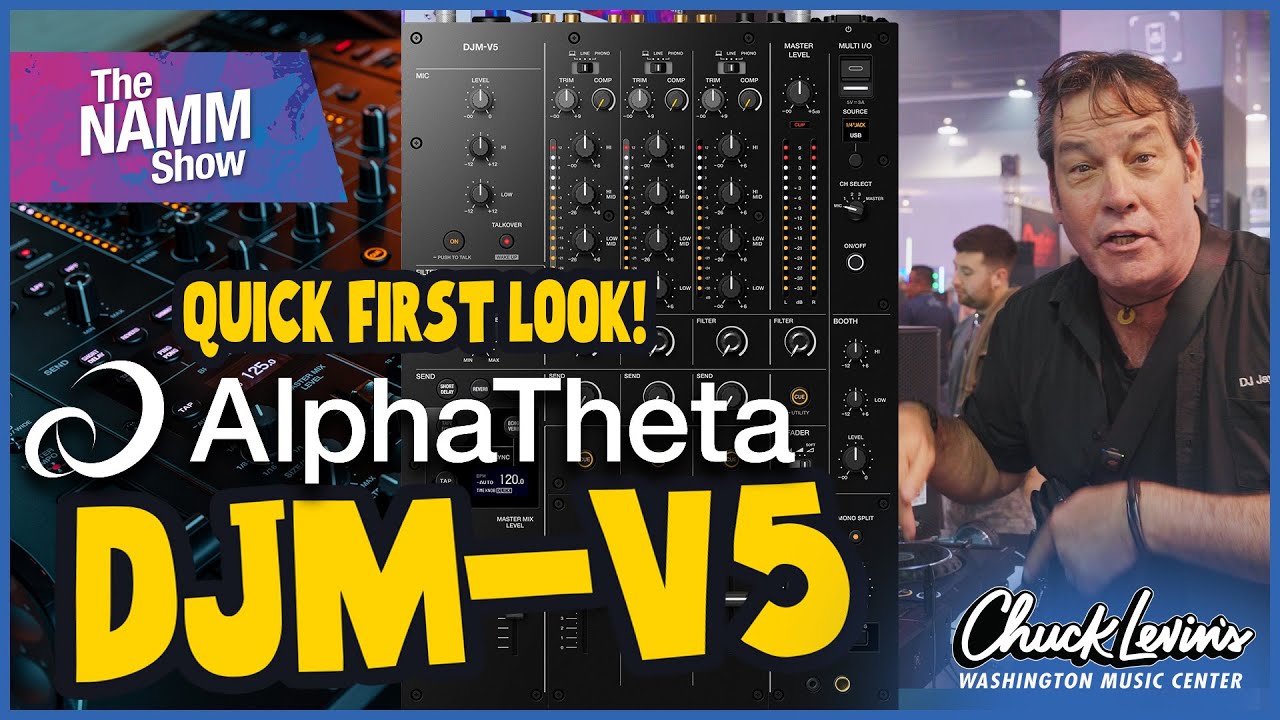 AlphaTheta DJM-V5 | Quick first look at NAMM 2026! - YouTube