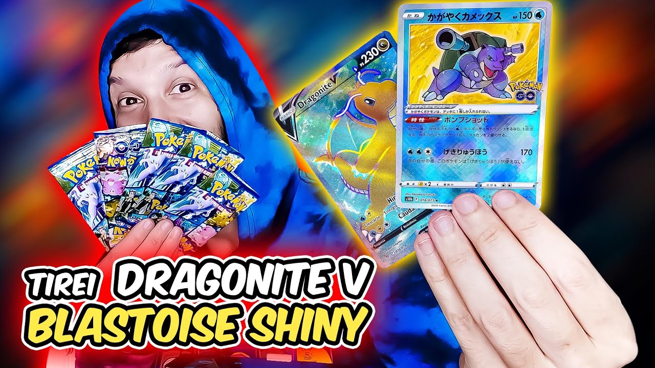 TIREI CARTA V E RADIANTE ABRINDO CARTAS POKÉMON DA NOVA ELITE TRAINER BOX  DO MEWTWO POKEMON GO 