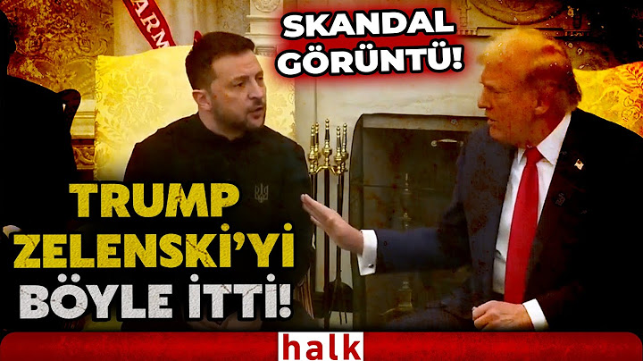 DÜNYA BU OLAYI KONUŞUYOR! Trump'ın Zelenski'yi itme anları kameralara böyle yansıdı!