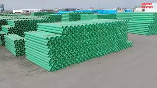 The production process of giant plastic pipes and amazing iron and copper pipes