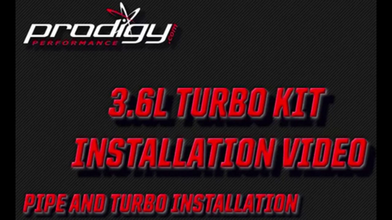 3.6L Jeep Turbo Kit Installation - Pipes and Turbo install