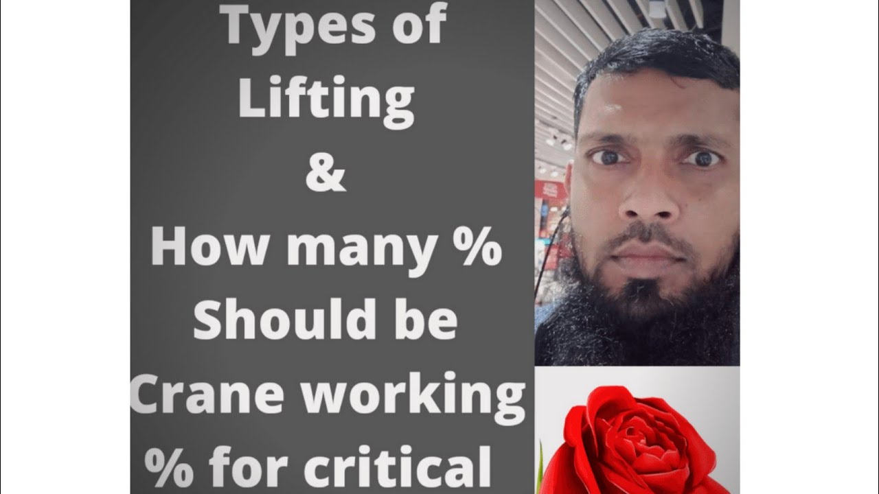 crane ka working percentage kitna hona chahiye YouTube