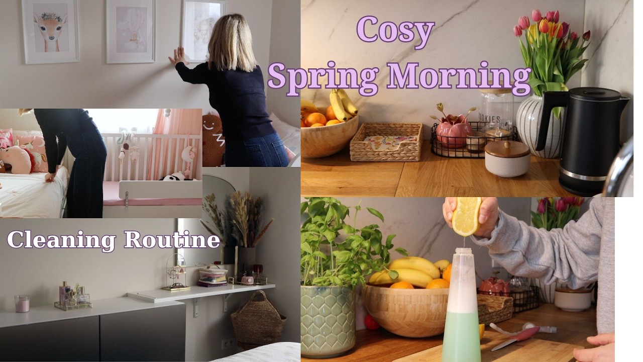 Cozy Spring Morning Reset 🌷 | Καθαριότητα, Οργάνωση & Πρωινή Ρουτίνα στο Σπίτι !