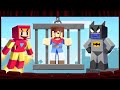 My Friends Trapped Me with SUPERHEROES In Minecraft!