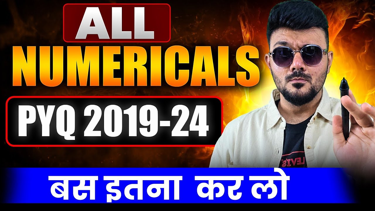 🔴2019-2024 All PYQ Numericals ✅️ Do Not Skip These || SSC Class 10th