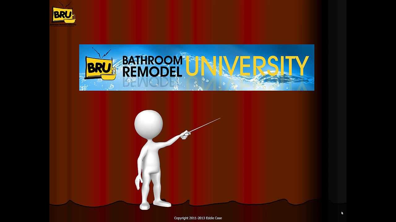 Bathroom Remodeling University bathroom remodeling university training system - youtube Bathroom Remodeling University bathroom remodeling university training system - youtube