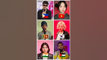 APT - ROSÉ & Bruno Mars || Cover by rosé,aish,sandaru,salem,mond #apt  #shorts#APT#rosé#kpop#battle