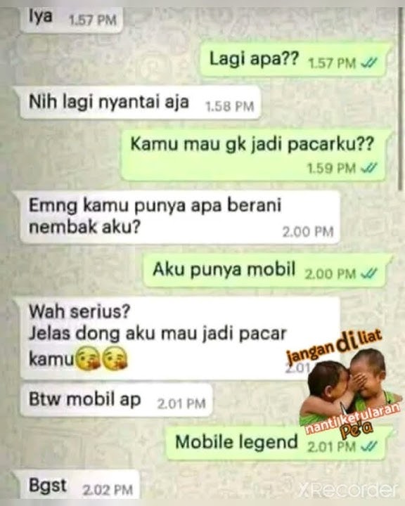 Kamu Mau Gak Jadi Pacarku? #pacaran #mobilelegends