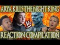 Game Of Thrones Season 8 Episode 3| Arya Kills The Night King Reaction Compilation