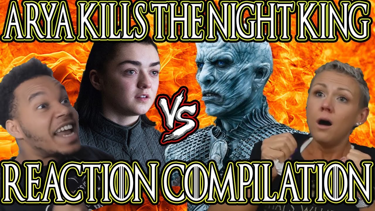 Game Of Thrones Season 8 Episode 3| Arya Kills The Night King Reaction Compilation