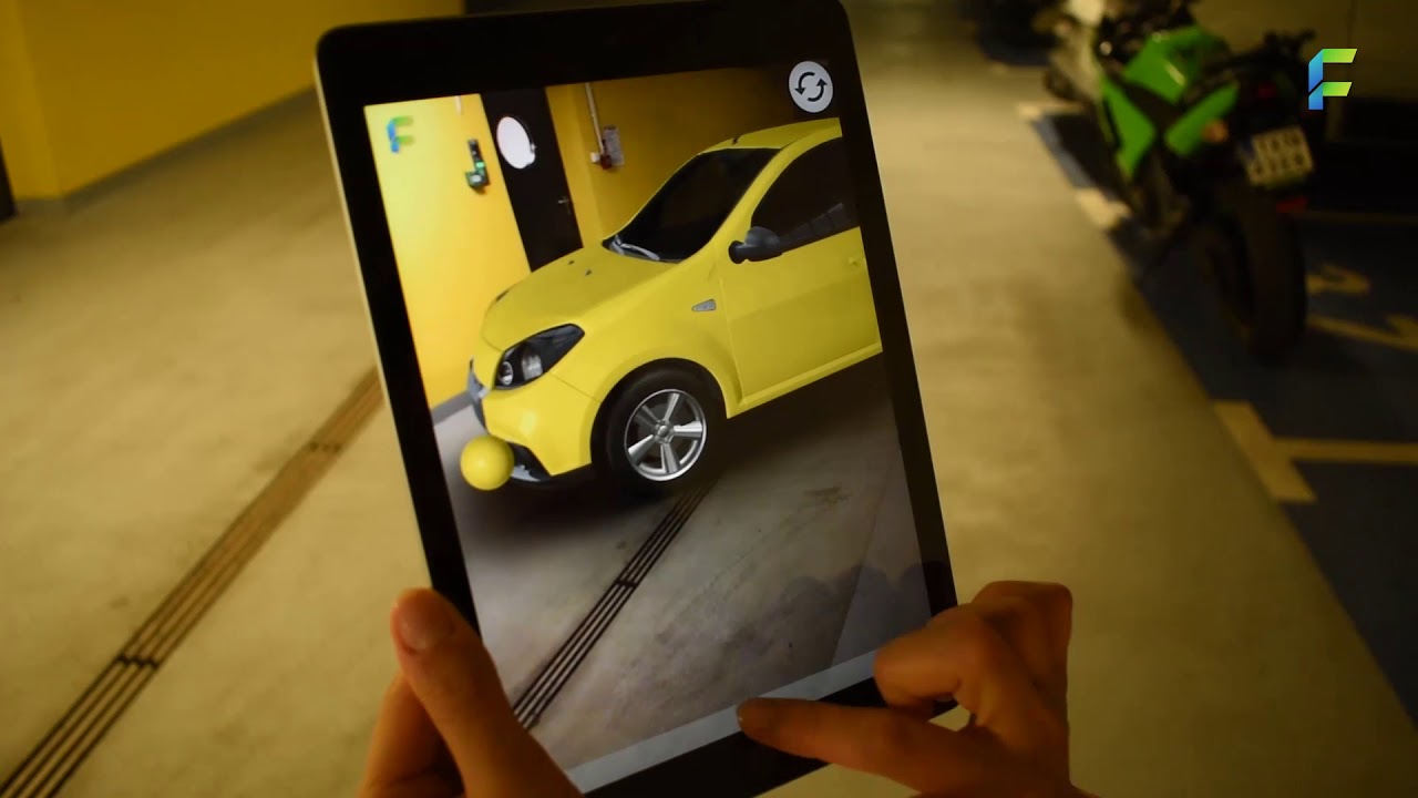 AR Car Showroom Demo / FALAR - YouTube