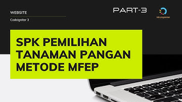 Sistem Pendukung Keputusan Tanaman Pangan MFEP Dengan CodeIgniter 3 - Part3