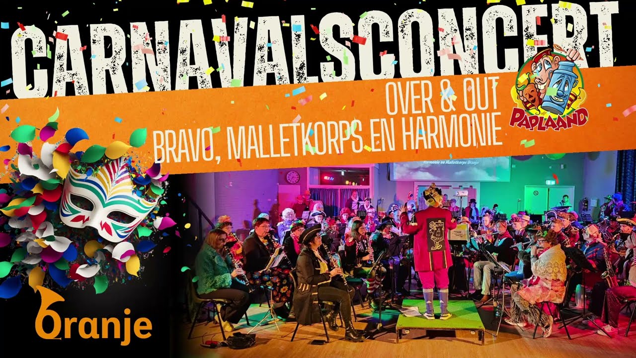 BravO, Malletkorps Oranje, Harmonie Oranje en Blaospoepers - Over & Out