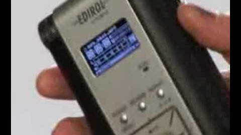 Introduction to the Edirol R-09 Digital Audio Recorder