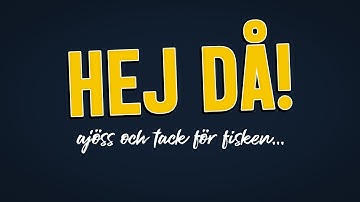 How to say GOOD BYE in SWEDISH