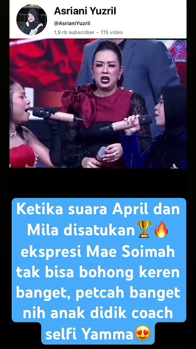 Ketika suara April dan Mila disatukan Soimah takjub banget  #da7 #indosiar #aprilda7 #milada7