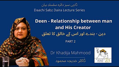 Relationship between man & His Creator | By Dr. Kh...