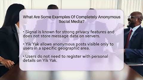 What Are Some Examples Of Completely Anonymous Social Media? - Everyday-Networking