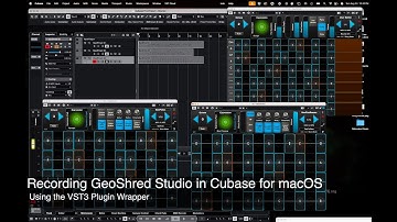 Application Note #52:  Recording GeoShred Studio in macOS Cubase Using the VST3 Plugin Wrapper