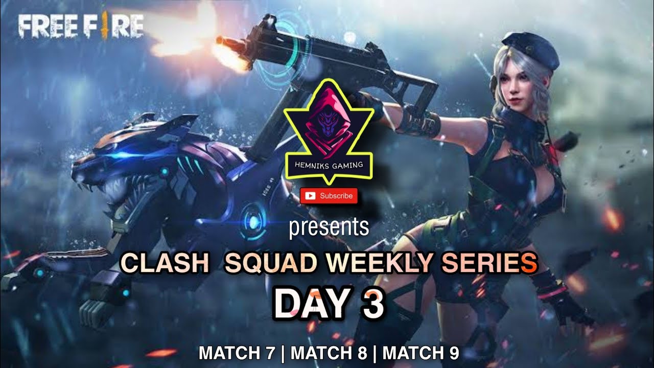 HEMNIKS GAMING CLASH SQUAD WEEKLY SERIES 🔥 | DAY 3 | HGCSS | HemNiks Gaming