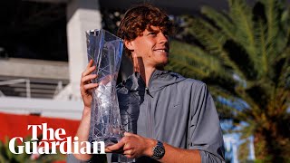 Highlights: Jannik Sinner wins Miami Open to become World No 2 by Guardian Sport 15,553 views 2 weeks ago 1 minute, 51 seconds