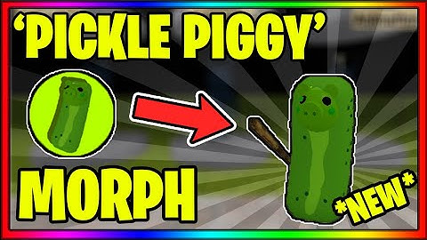 HOW TO GET THE "PICKLE PIGGY" BADGE/MORPH IN CUSTOM PIGGY SHOWCASE || Roblox