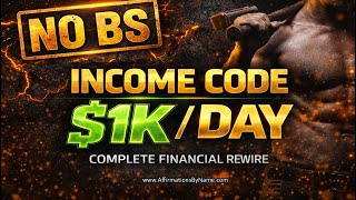 🗣️💵 YOU ARE THE VERSION WHO GETS PAID 1K A DAY | Part of The Income Code Series- INCOME BOOSTER