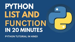 Python list and function full explain in 20 minutes
