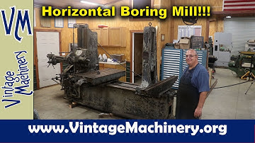 NEW MACHINE: Lucas Model 31 Horizontal Boring Mill!