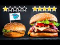 Worst rated burger vs best rated burger