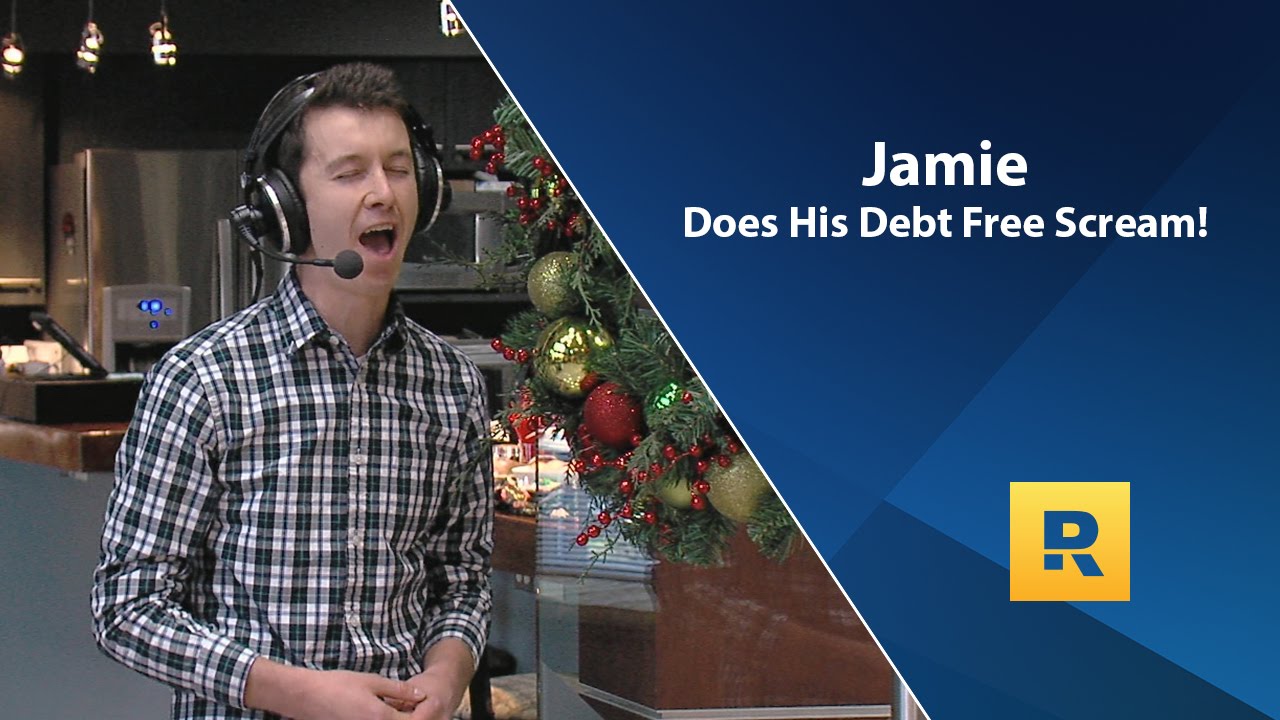 Jamie Does his Debt Free Scream! Jamie Does his Debt Free Scream!