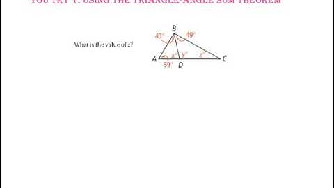 3-5: Parallel Lines and Triangles