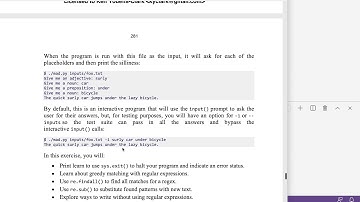 Tiny Python Projects: Ch 17 Pt 1 (Mad libs introduction)