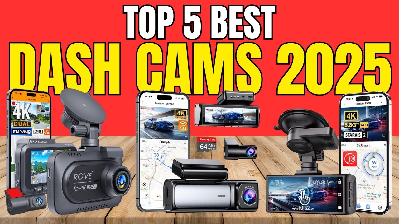 Best Dash Cams on Amazon (2025) | Front & Rear Car Camera Review