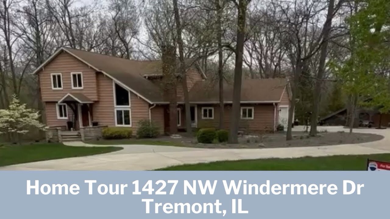 Tour High Quality 2-Story Home on Lake Windermere, Tremont, IL