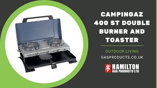 Campingaz 400 ST | High Performance Double Burner & Toaster