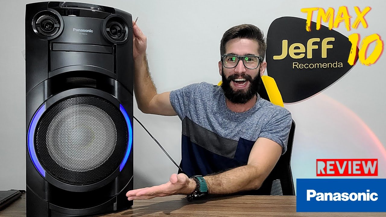 Caixa de som PANASONIC SC-TMAX 10 250W RMS: ESSA É FANTÁSTICA! (Análise Completa)