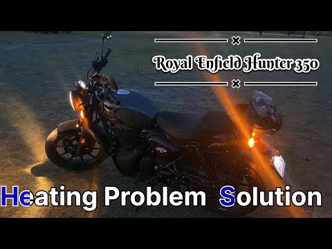 Royal Enfield Hunter 350 | Heating Problem😢  Solution & Honest Live Review