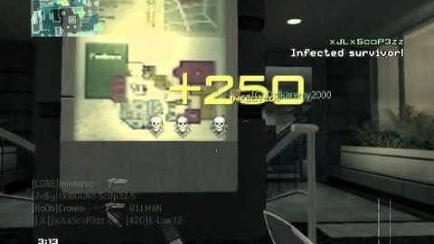MW3-infected-sick throwing knife kills