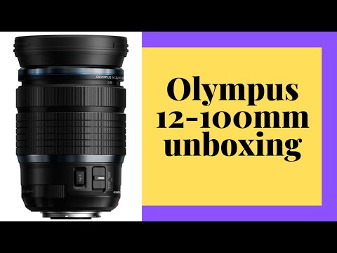 Unboxing the Olympus M.Zuiko ED 12-100mm f4.0 IS PRO - YouTube