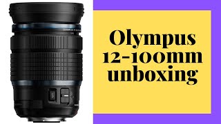 Unboxing the Olympus M.Zuiko ED 12-100mm f4.0 IS PRO - YouTube