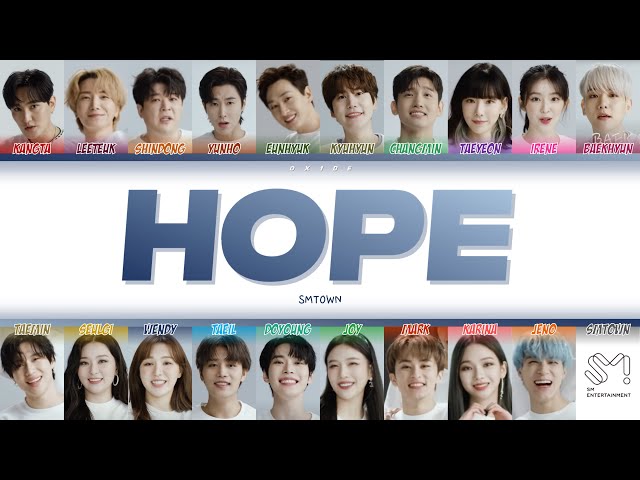 SMTOWN - Hope (빛) Culture Humanity  || Color Coded Lyrics (Han.Rom.Eng) class=