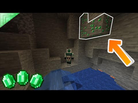 Video: Where To Find Emeralds In Minecraft