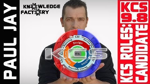 KCS 9.8 The KCS Candidate Role - It All Starts Here - Knowledge Centered Support