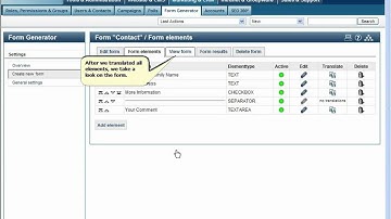 SITEFORUM Form Generator (EN) - Video Workshop