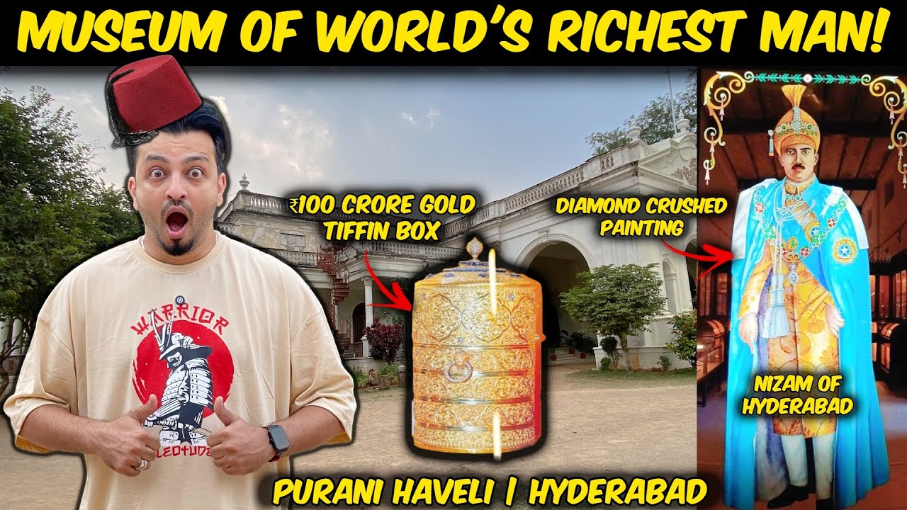 THE MUSEUM OF NIZAMS - REAL DIAMOND CRUSHED PAINTING, ₹100 CRORE GOLD TIFFIN BOX & MUCH MORE!