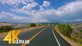 Jalan Raya Pemandangan 4K 12 | All American Road di Utah, AS - 5 Jam Road Drive dengan Musik Santai