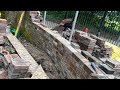 Bricklaying on a bank holiday monday  bricklaying construction youtuber tradesman  youtube
