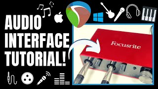 Basic Audio Interface Setup for Beginners  Step by Step Tutorial