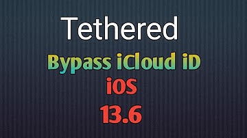 iPhone Tethered iOS 13.6 Bypass iCloud iD For Windows